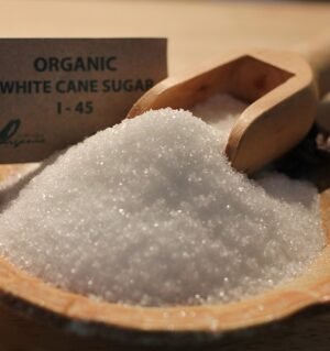ORGANIC WHITE CANE SUGAR 1-45